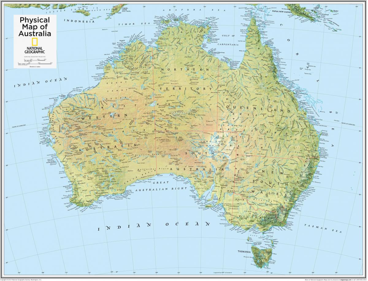أستراليا على الخريطة